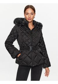 Guess Kurtka puchowa Olga W3BL35 WEX52 Czarny Regular Fit. Kolor: czarny. Materiał: syntetyk