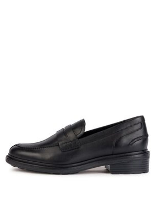Geox Mokasyny D Walk Pleasure D36TGF 00043 C9999 Czarny. Kolor: czarny. Materiał: skóra