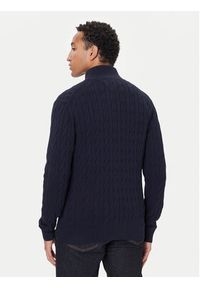 TOMMY HILFIGER - Tommy Hilfiger Kardigan MW0MW40440 Granatowy Regular Fit. Kolor: niebieski. Materiał: bawełna #3