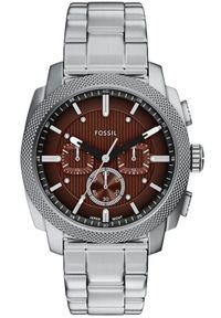 Zegarek Fossil Męski Machine Chronograph Brown Dial Steel (FS6144) #1