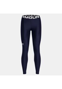 Under Armour - Legginsy treningowe damskie damskie UNDER ARMOUR szybkoschnące termoaktywne. Kolor: wielokolorowy, niebieski, czarny