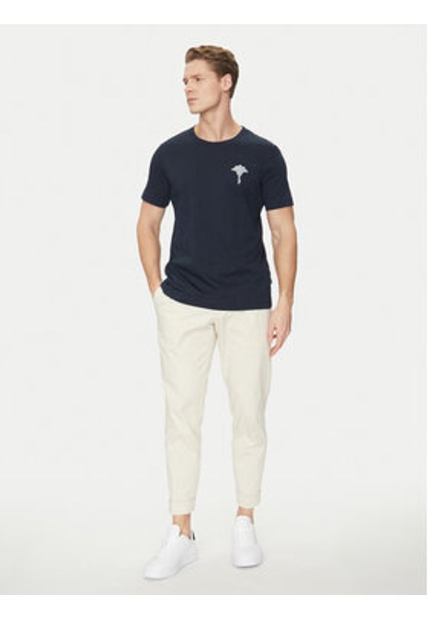 JOOP! T-Shirt 17 JJ-03Brisko 10017941 30044674 Granatowy Regular Fit. Kolor: niebieski. Materiał: bawełna