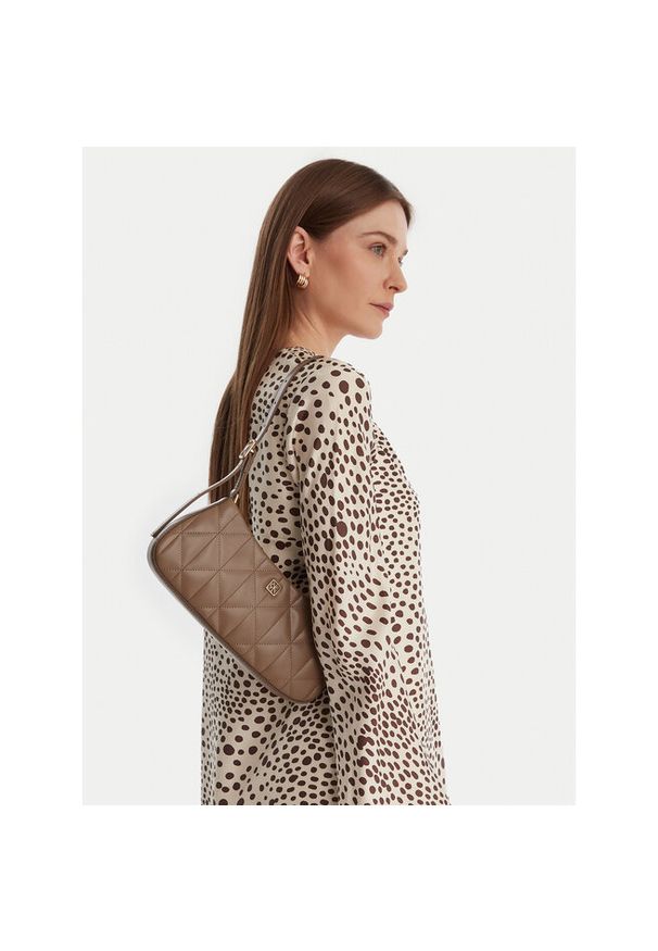 Torebka Calvin Klein. Kolor: beżowy