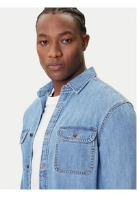 Tommy Jeans Koszula jeansowa DM0DM21727 Niebieski Regular Fit. Kolor: niebieski. Materiał: bawełna #3