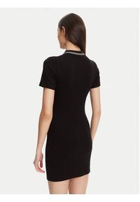 Guess Sukienka dzianinowa V5YK00 KCX12 Czarny Regular Fit. Kolor: czarny. Materiał: wiskoza #4