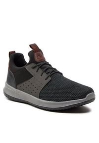skechers - Skechers Sneakersy Camben 65474/BKGY Szary. Kolor: szary. Materiał: materiał