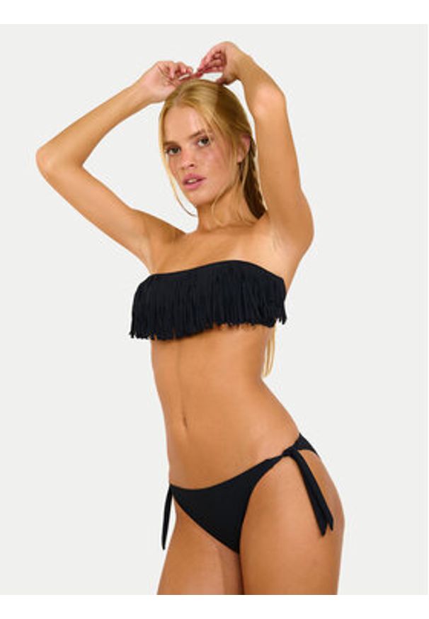 Banana Moon Góra od bikini Westo Fringes LSE01 Czarny. Kolor: czarny. Materiał: syntetyk