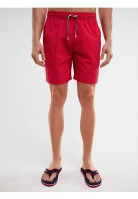 Big-Star - Szorty kąpielowe męskie czerwone Rafaelsin 603. Kolor: czerwony. Materiał: guma #1