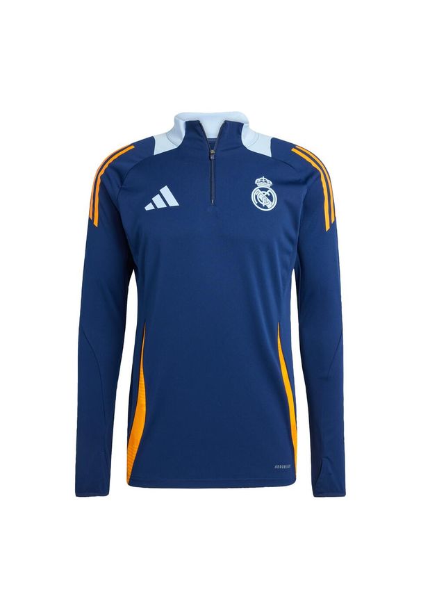 Adidas - Bluza Real Madrid Tiro 24 Competition Training. Kolor: pomarańczowy, wielokolorowy, niebieski. Materiał: materiał