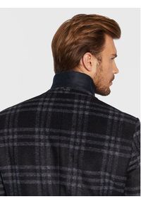 BOSS - Boss Płaszcz przejściowy H-Hyde-J-224 50479591 Granatowy Slim Fit. Kolor: niebieski. Materiał: syntetyk #4