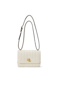 Lauren Ralph Lauren - LAUREN RALPH LAUREN Torebka Sophee 431966768001 Écru. Materiał: skórzane