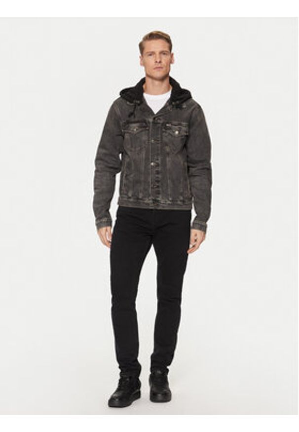 Tommy Jeans Kurtka jeansowa Ryan DM0DM20621 Szary Regular Fit. Kolor: szary. Materiał: bawełna