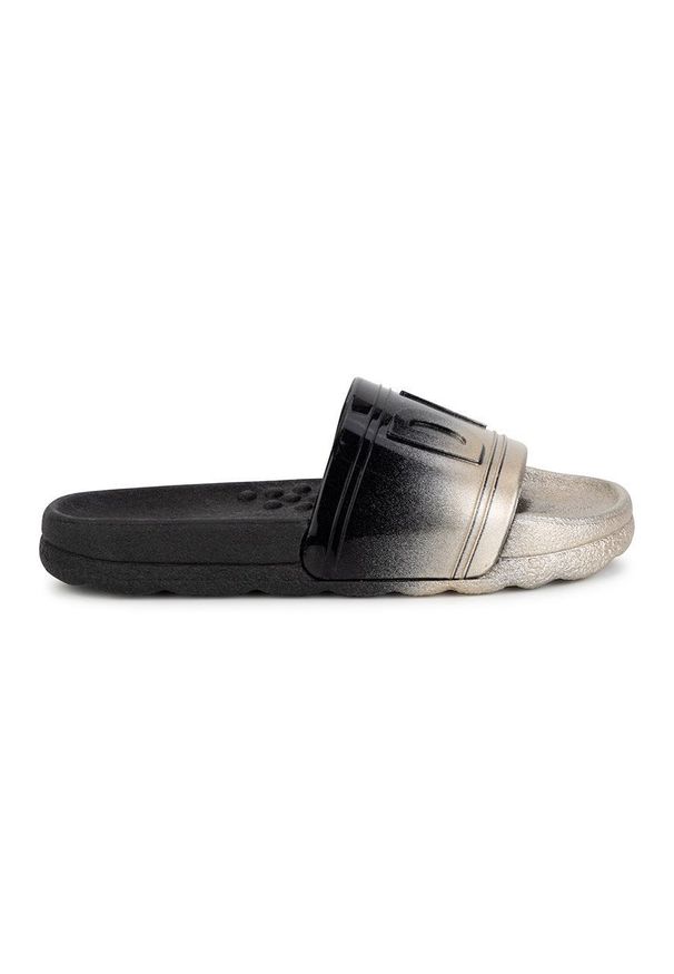 DKNY - Dkny klapki dziecięce kolor złoty. Kolor: złoty. Materiał: guma