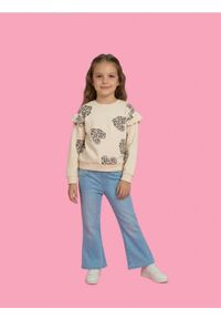 Sinsay - Spodnie jeansowe flare - niebieski. Kolor: niebieski #1