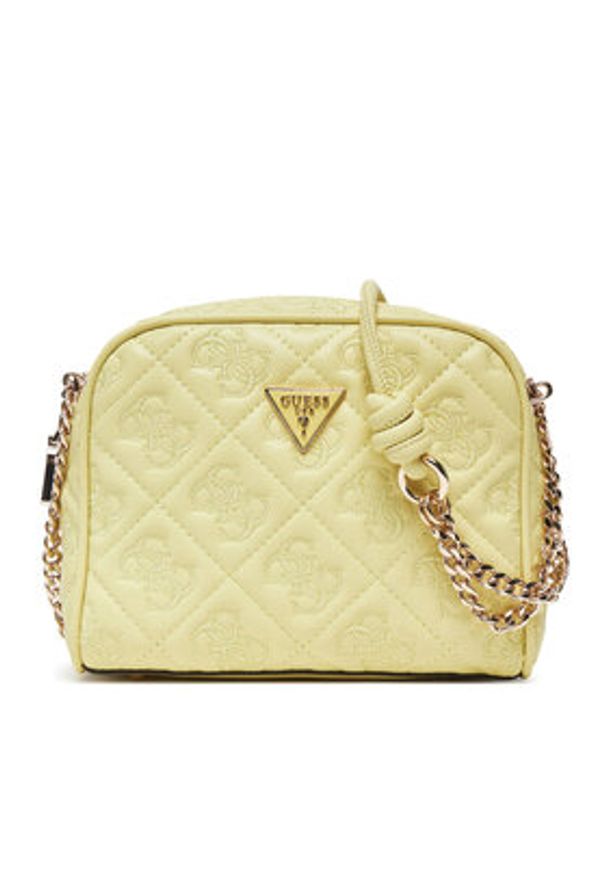 Guess Torebka 176299 Żółty. Kolor: żółty. Materiał: skórzane