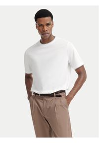Bugatti T-Shirt 8350-75091C Biały Regular Fit. Kolor: biały. Materiał: bawełna #1