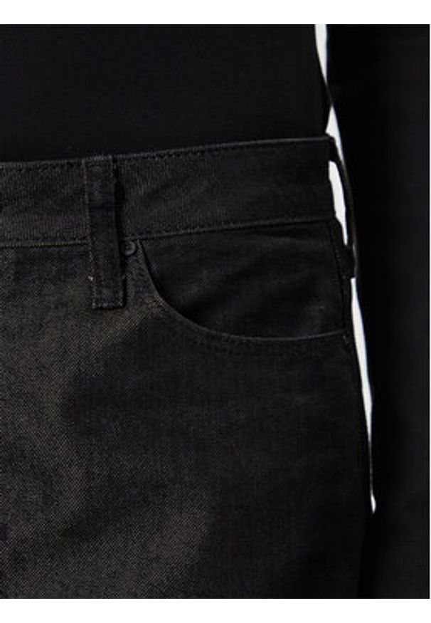 Karl Lagerfeld - KARL LAGERFELD Jeansy A4W10097 Czarny Wide Leg. Kolor: czarny