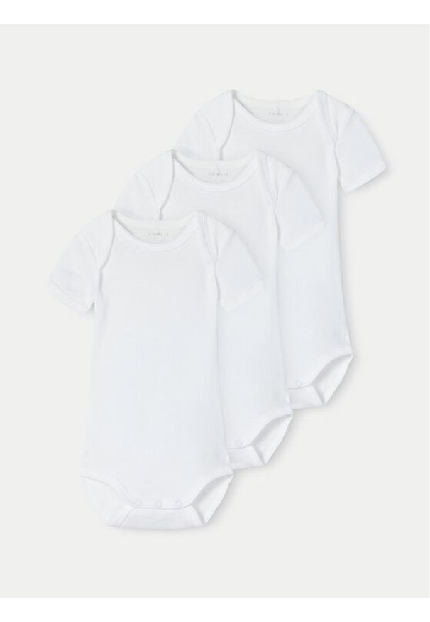 Name it - NAME IT Komplet body 13242195 Biały Regular Fit. Kolor: biały. Materiał: bawełna