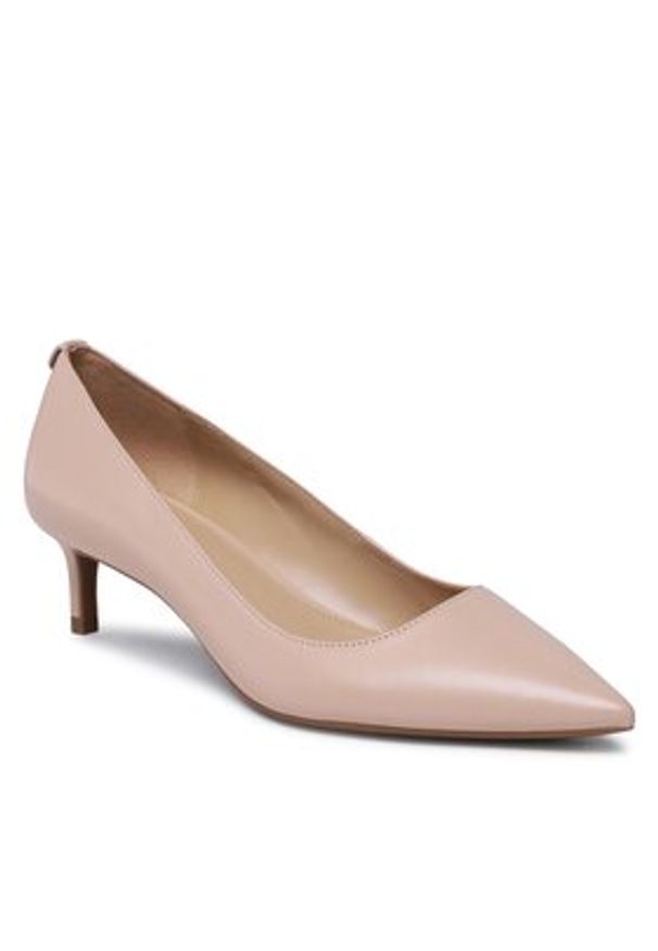 MICHAEL Michael Kors Czółenka Alina Flex 40R3ALMP1L Beżowy. Kolor: beżowy. Materiał: skóra