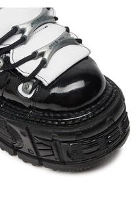 NEW ROCK Sneakersy M-106-S119 Czarny. Kolor: czarny. Materiał: skóra #3
