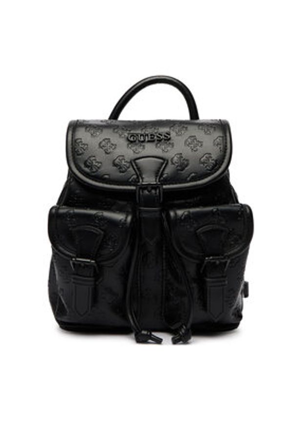 Guess Plecak V6GZ05 W2120 Czarny. Kolor: czarny. Materiał: skóra