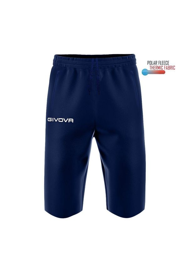 Givova Szorty Sportowe Marine 4XL - Oddychające i Zrównoważone. Kolor: niebieski. Długość: krótkie. Sezon: lato
