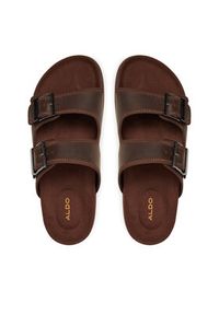 Aldo Klapki Sunnyside 13963586 Brązowy. Kolor: brązowy. Materiał: skóra #6