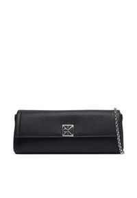 Calvin Klein Torebka Emblem Hw Pebble Clutch LV04F3740G Czarny. Kolor: czarny. Materiał: skórzane #5