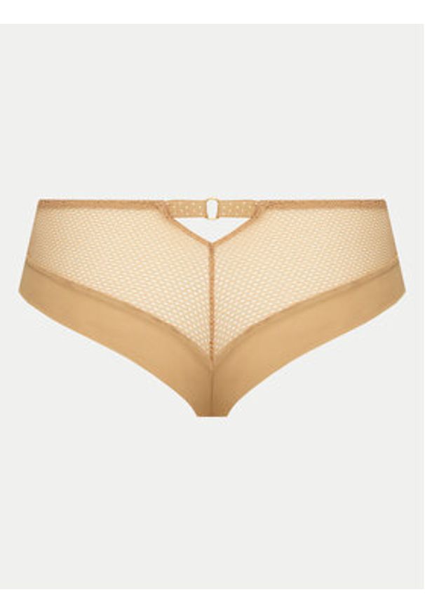 Chantelle Figi brazylijskie Fleurs Signature C12Q40 Beżowy. Kolor: beżowy. Materiał: syntetyk