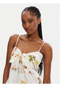Seafolly Sukienka letnia Isla Palm 55395-DR Écru Regular Fit. Materiał: len, wiskoza. Sezon: lato #3