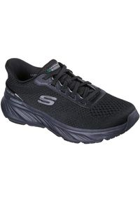 skechers - Adidasy Skechers Edgeride - Erlson, Mężczyźni. Kolor: czarny. Materiał: materiał. Sport: fitness