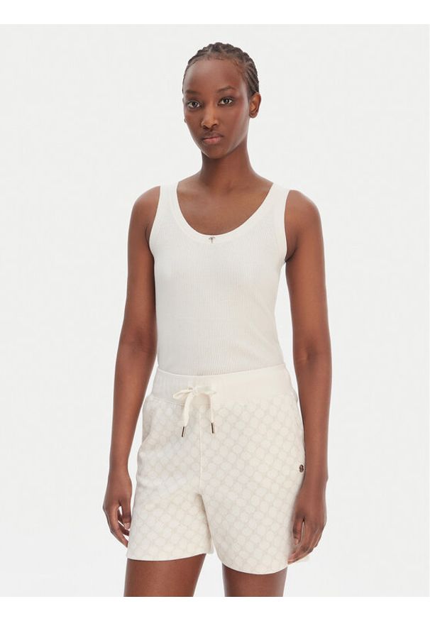 JOOP! Top Kespi 30102393 Écru Regular Fit. Materiał: wiskoza