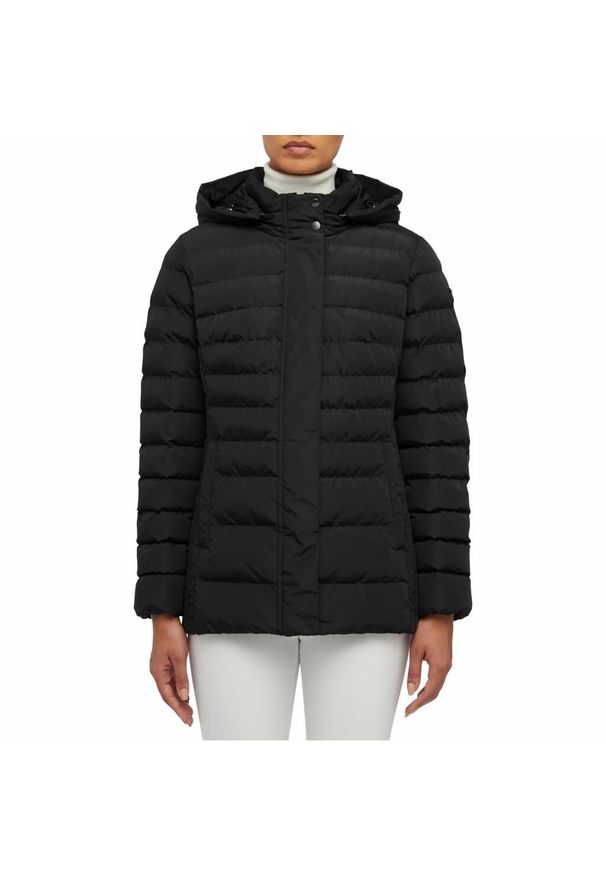 Geox - Kurtka GEOX W ANEKO Czarny. Kolor: czarny. Materiał: tkanina