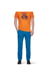 Spodnie męskie Mammut Runbold Pants. Kolor: niebieski