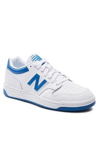 New Balance Sneakersy BB480LBL Biały. Kolor: biały. Materiał: skóra #5