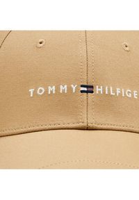 TOMMY HILFIGER - Tommy Hilfiger Czapka z daszkiem Foundation Cotton 6 Panel Cap AM0AM12532 Brązowy. Kolor: brązowy. Materiał: materiał #2