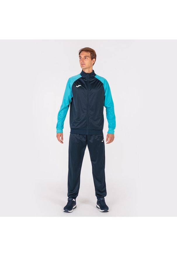 Dres do piłki nożnej męski Joma Academy IV. Kolor: niebieski. Materiał: dresówka