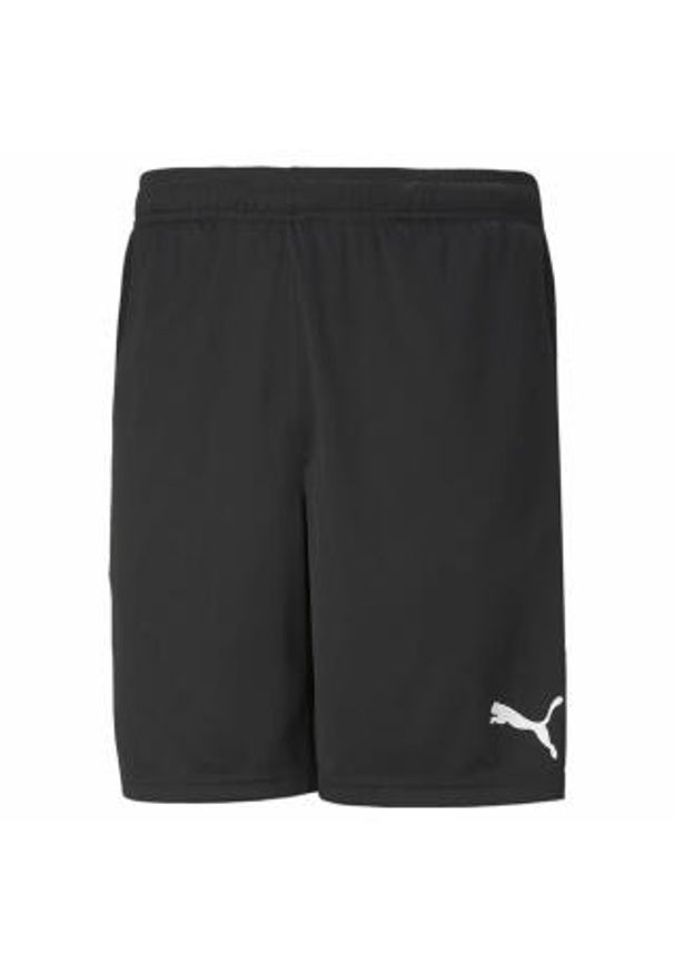 Spodenki męskie Puma teamRISE Training Shorts czarne. Kolor: wielokolorowy, biały, czarny, niebieski