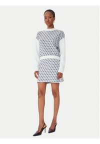 Guess Golf W5BR23 Z3JD2 Écru Relaxed Fit. Typ kołnierza: golf. Materiał: syntetyk #4
