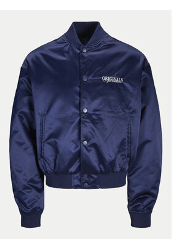 Jack & Jones Kurtka bomber Boston 12272869 Niebieski Regular Fit. Kolor: niebieski. Materiał: syntetyk