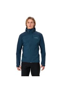 Vaude - Kurtka VAUDE Larice. Kolor: niebieski. Materiał: softshell. Sport: turystyka piesza