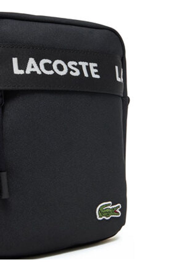 Lacoste Saszetka NU4686NZ Czarny. Kolor: czarny. Materiał: materiał