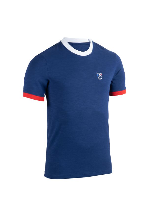 OFFLOAD - Koszulka dla kibiców Rugby 2019 Francja. Kolor: niebieski, biały, wielokolorowy, czerwony. Materiał: materiał, bawełna