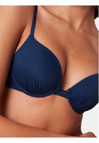 Triumph Góra od bikini Summer Mix & Match 10214740 Granatowy. Kolor: niebieski. Materiał: syntetyk