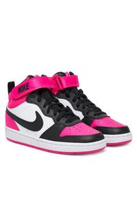 Nike Sneakersy Court Borough Mid 2 Bg HV0933 100 Różowy. Kolor: różowy. Materiał: skóra. Model: Nike Court