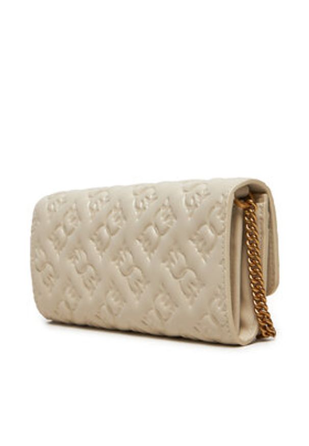 Pinko Torebka Love Tiny Brids Wallet C AI 24-25 PCPL 103765 A1YB Écru. Materiał: skórzane