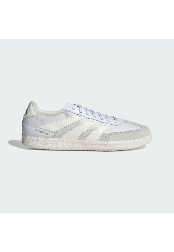 Adidas - Buty Predator Freestyle IN. Kolor: biały, wielokolorowy, żółty. Materiał: materiał. Sport: piłka nożna