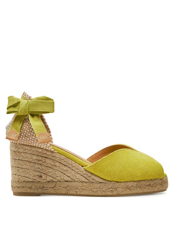 Castañer Espadryle Bilina/6/002 023003 Żółty. Kolor: żółty. Materiał: materiał