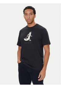 New Balance T-Shirt MT53941 Czarny Regular Fit. Kolor: czarny. Materiał: bawełna