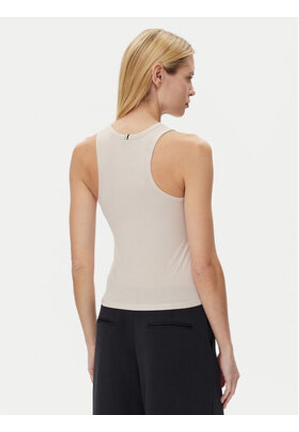 BOSS Top Flow 50535807 Beżowy Slim Fit. Kolor: beżowy